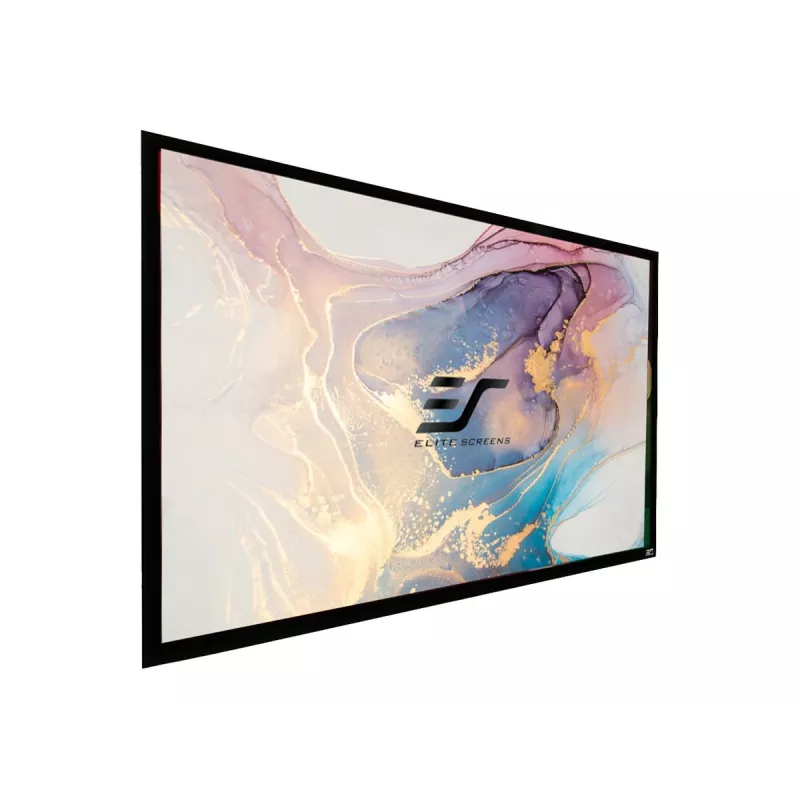 Elite Screens | SableFrame Serie | ER120WH1 | Diagonale 120 Zoll | 16:9 | Bildschirmbreite (B) 266 cm | Schwarz