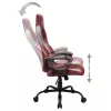 Subsonic SA5642-H1 Bürostuhl Gepolsterter Sitz Gepolsterte Rückenlehne Braun Weiß