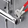 Knipex Zangenschlüssel 250 vernickelt PVC polierte Backen