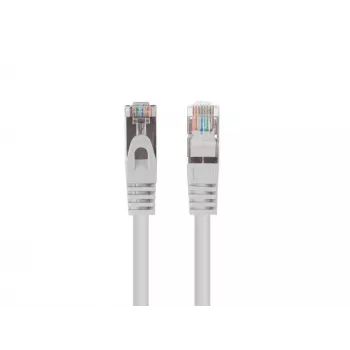 Patchkabel CAT.6 FTP 1M Grau Fluke getestet Lanberg 10er-Pack