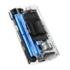 Baseus PrimeTrip VA1 tragbarer Reifenfüller, 75 W, 2-in-1 mit Taschenlampe und 6000-mAh-Powerbank, Schwarz