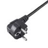 Akyga AK-PC-05A Netzkabel CEE 7/7 auf IEC C13, 5 m, schwarz
