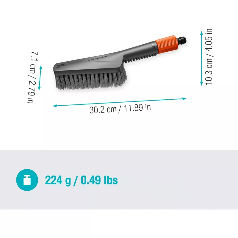 Gardena Cleansystem Waschset mit Handbürste S soft, 18860-20