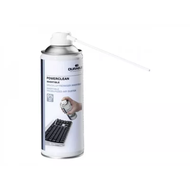 Durable Powerclean 350 - Druckluftspray - transparent