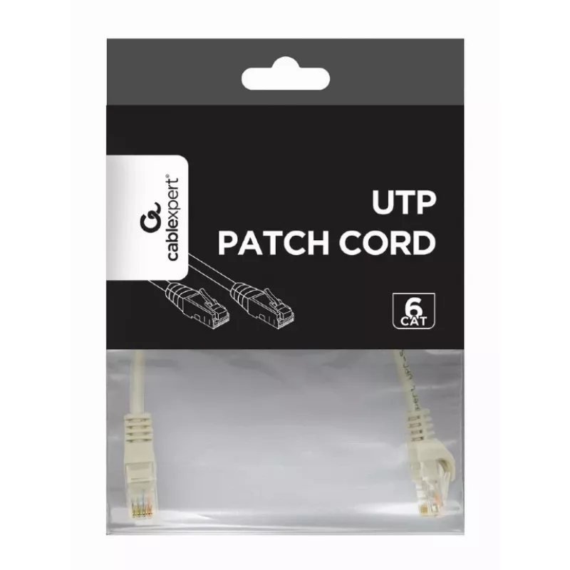 Patchkabel Cat.6 Kupfer UTP 10m grau