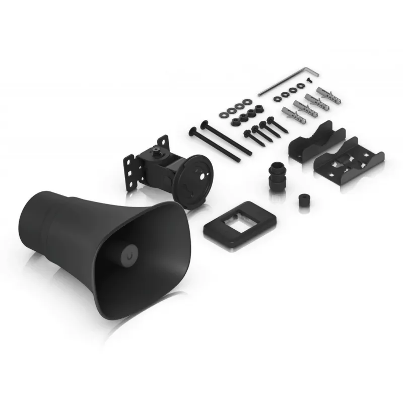 Ubiquiti UniFi Protect AI Hornlautsprecher UP-AI-Horn-Speaker-B, Schwarz, PoE+