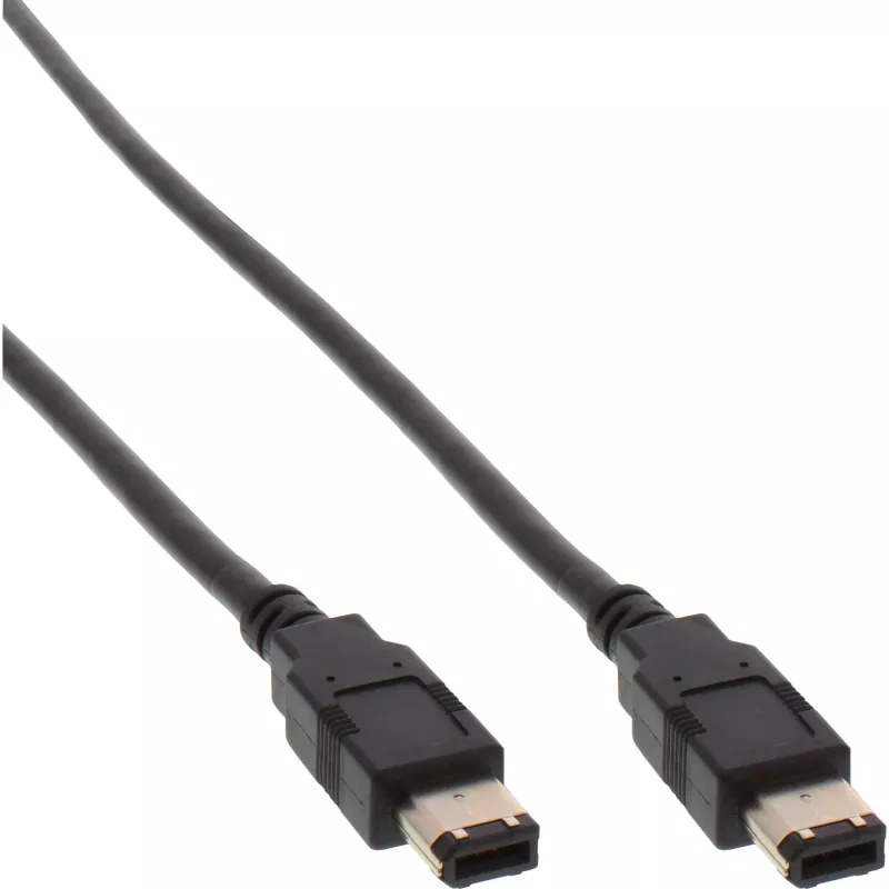 InLine FireWire 400 1394 Kabel 6 Pin Stecker / Stecker 1m