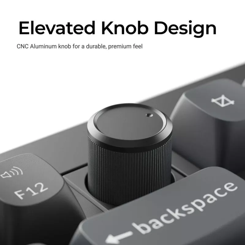 Mechanische Tastatur Keychron V6 Ultra 8K – Full-Size 100% QWERTY, Bluetooth, RGB, Schwarz