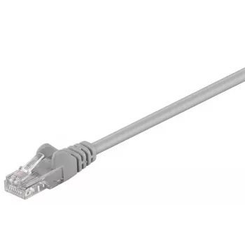 Wentronic Goobay - Patchkabel - RJ-45 (M) auf RJ-45 (M) - 25,0 m - UTP - CAT 5e - geformt - Grau (95635)
