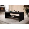 PAFOS Bank / Tisch 120x60x50 cm schwarz matt