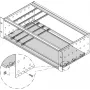 SCHROFF MONTAGEPLATTE 160T 84HP - Rack-Zubehör (34562748)
