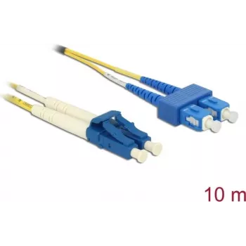 Glasfaserkabel DeLOCK 84881 LC LC/APC OS2 0,5 m Gelb