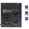 Qoltec Monolith 53775 Line-Interactive USV, 1200 VA (1,2 kVA) / 720 W, AVR, 4 AC-Steckdosen, schwarz