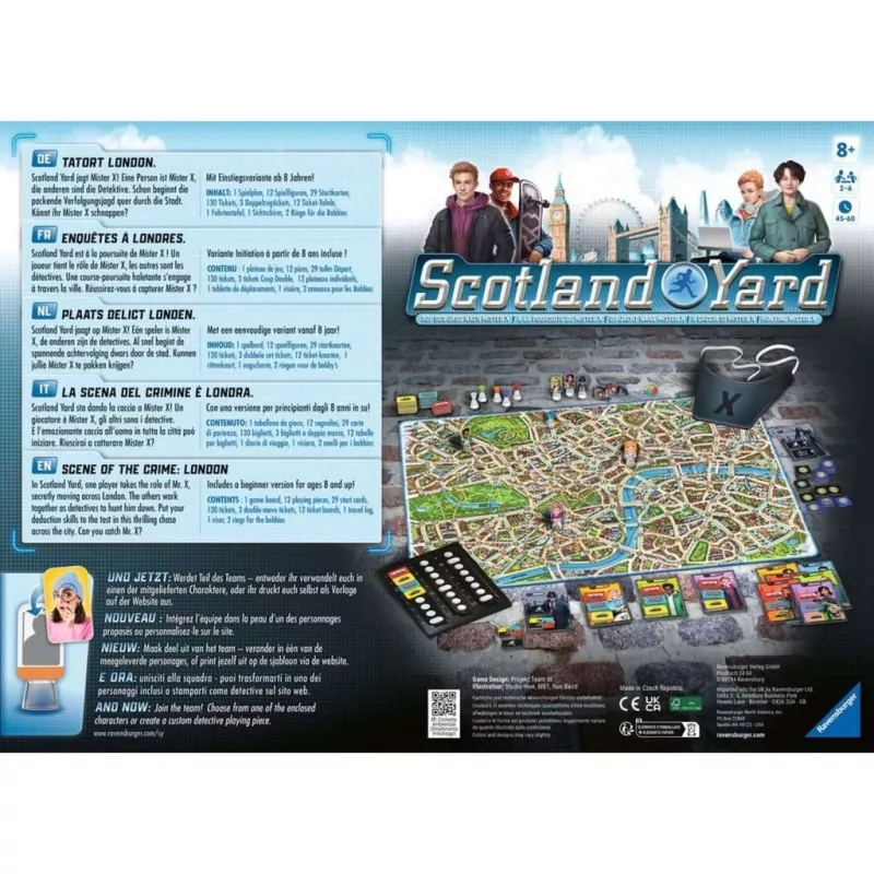 Ravensburger 27515 Scotland Yard Brettspiel (neue Auflage), 2-6 Spieler