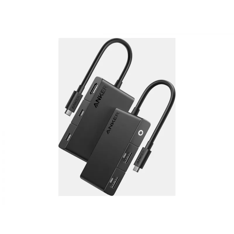 Anker 332 A8356G11 USB-C-Hub 5-in-1, 4K-HDMI für einen Bildschirm, schwarz