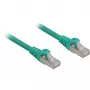 Patchkabel RJ45 Cat.6a SFTP (Grün, 1 Meter, LSOH (halogenfrei))
