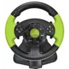 Esperanza EG104 High Octane Lenkrad mit Pedalen, PC/PS3/Xbox 360, Schwarz/Grün