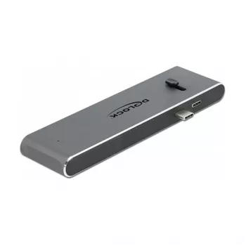 Dockingstation DeLOCK Dual USB Type-C mit HDMI USB 3.2 SD PD 3.0