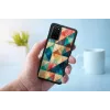 Schutzhülle iKins für Samsung Galaxy S20+ Mosaik Schwarz