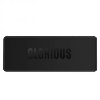 GLORIOUS 65% Tastaturmatte GLO-KB-ACC-KBM-STC-65-BLK — Schwarz, 65%-Layout-Schreibtischunterlage