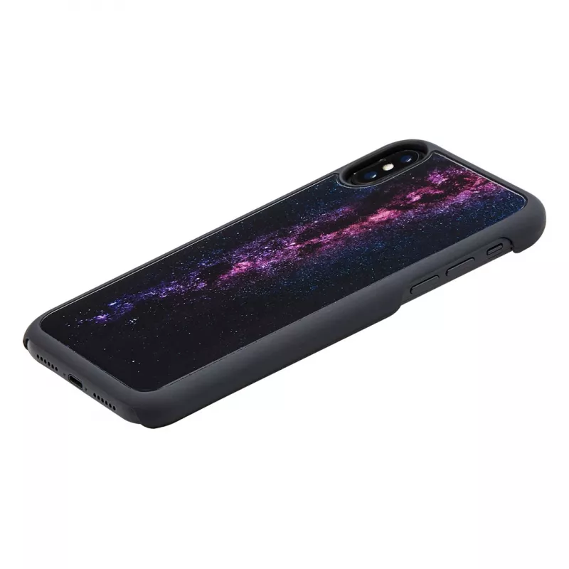 iKins Milky Way Hülle für iPhone XS/X, Schwarz, K1696J