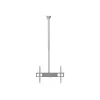 Sunne PL-C62 - Montageset (Deckenhalterung) - für Flachbildschirm - Stahl - Silber - Bildschirmgröße: 94-160 cm (37-63 inch)