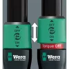 Wera Click-Torque Lock C3 05075692001 Drehmomentschlüssel mit Umschaltknarre, 1/2 Zoll, 40–200 Nm, Schwarz/Grün