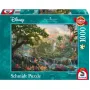 Schmidt Spiele 59473 Thomas Kinkade: Disney Das Dschungelbuch Puzzle, 1000 Teile, 69,3 x 49,3 cm