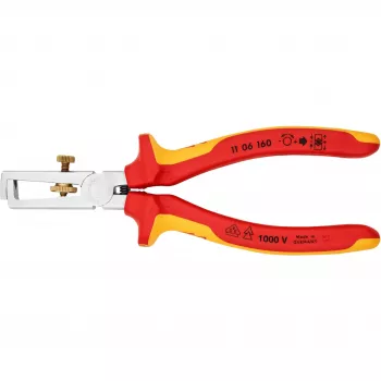 Knipex 11 06 160 Kabelabisolierer Orange, Rot