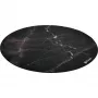 Bodenschutzmatte für Stühle Arozzi Zona Round Floor Pad – Schwarz Marble, Runde Schutzmatte für Hart- und Teppichböden