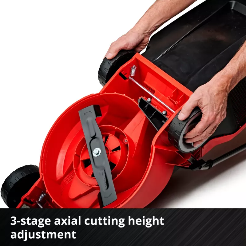 Rasenmäher mit Schubbetrieb EINHELL GE-CM 18/30 Li — 18V, 3,0Ah, 30 cm Schnittbreite, 25 L Fangkorb