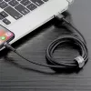 Baseus Cafule USB Lightning Kabel 2A 3m (Schwarz+Grau)