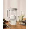 Brita Glass+1 Maxtra Pro Pure Performance Glas-Filterkanne, 2,5 l Gesamtvolumen / 1,5 l gefiltert, spülmaschinenfest, grau