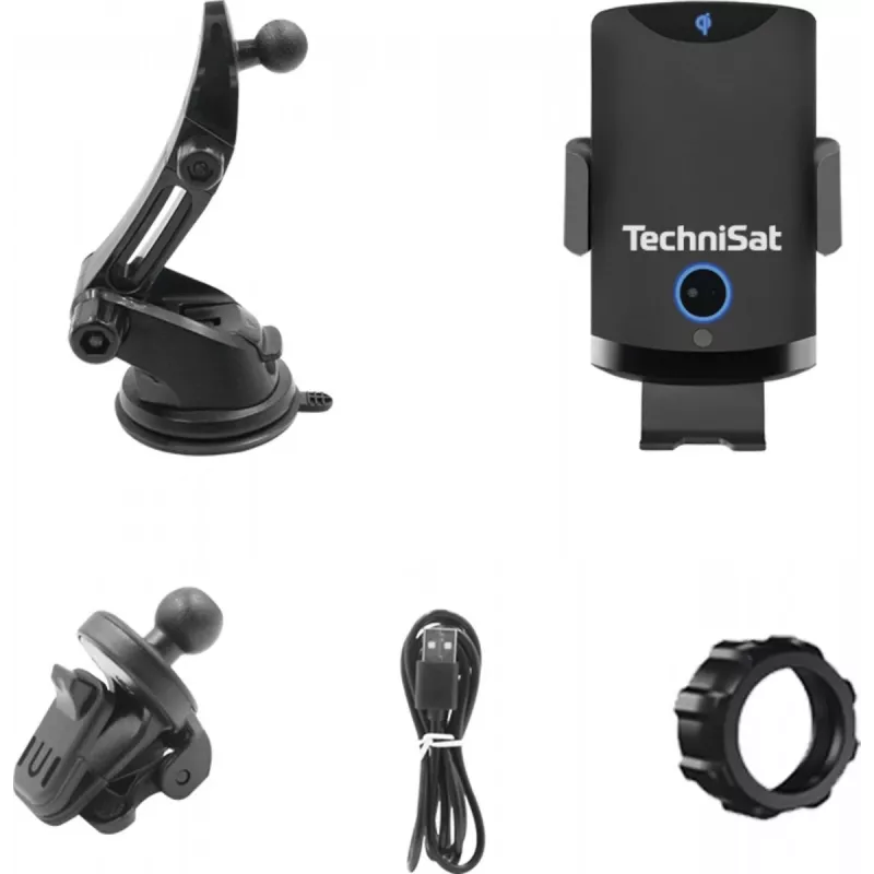 TechniSat SmartCharge 2 Smartphone- und Tablet-Halterung mit integrierter Ladeunterstützung