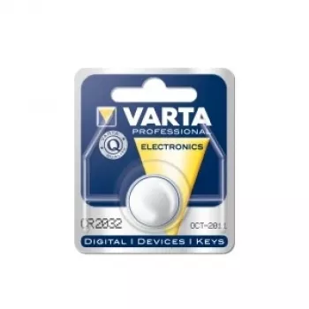 Varta CR2032 Lithium-Knopfzelle, 3 V, 10 Stück (BAVA CR2032-10)