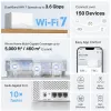 Mesh-WLAN System TP-LINK Mercusys Halo H25BE (Wi-Fi 7, Dualband 2,4/5 GHz, 2880 Mbps) 2er-Pack, 3 interne Antennen, weiß