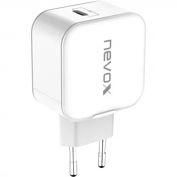 nevox 20W USB-C PD Ladegerät Weiß Netzteil