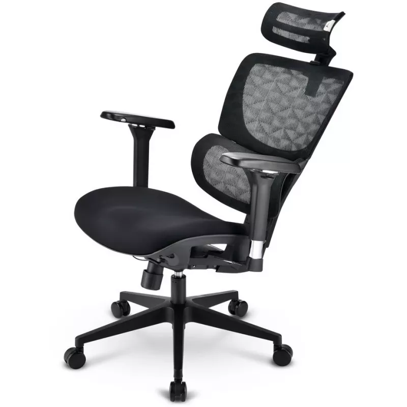 Bürostuhl Sharkoon OfficePal C40 — schwarz, ergonomisches Design, höhenverstellbar