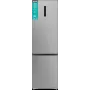 Gorenje NRB620E61X4WFE Kühl-Gefrier-Kombination, freistehend, NoFrost, 413 l (283 l Kühlteil + 130 l Gefrierteil unten), elektronische Anzeige, LED-Beleuchtung, Energieklasse E, Edelstahl