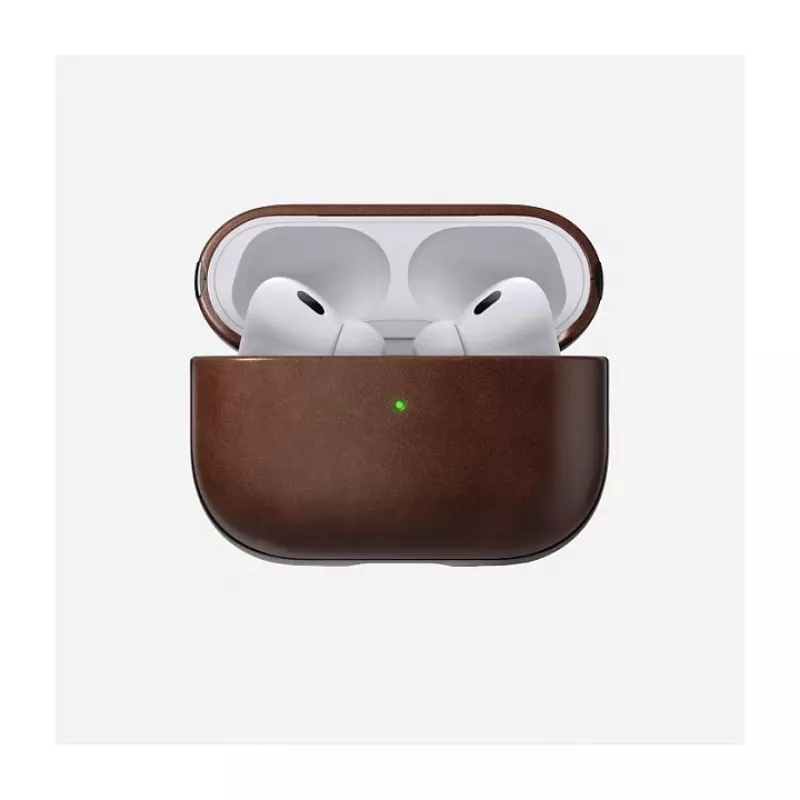 Hülle Nomad Modern Leather Case — Leder, Mikrofaser, Polycarbonat, braun