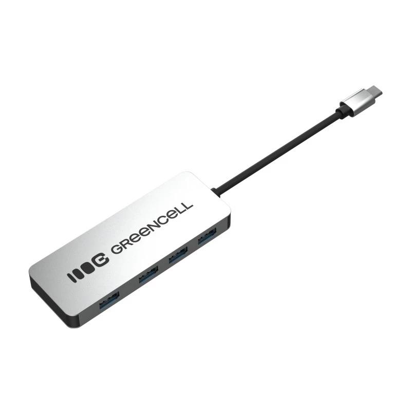 USB-Hub Green Cell HUB-GC-C4A — 4-Port USB-C 3.0 Hub
