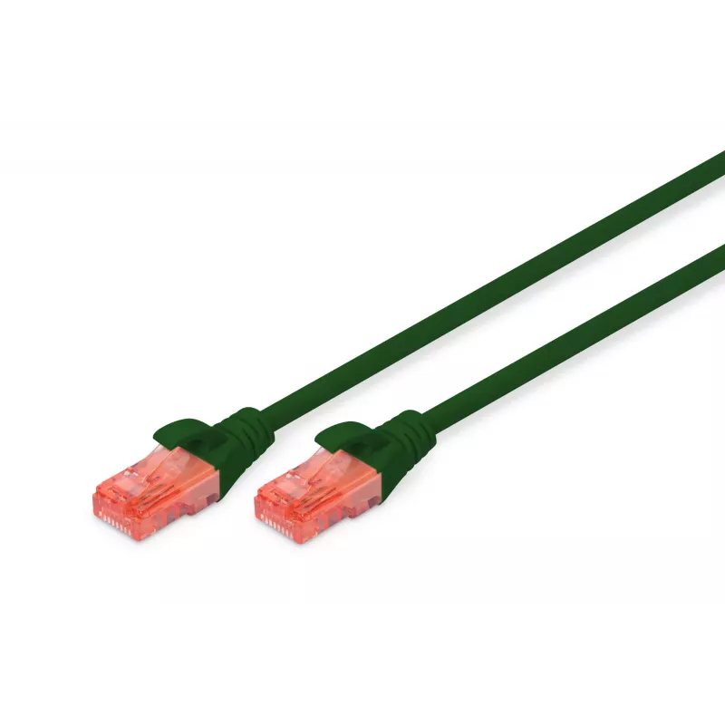 Netzwerkkabel Digitus CAT 6 U/UTP RJ-45 3m Grün