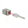 Delock 86404 Keystone-Modul RJ45 Secure Cat.6 auf LSA, Weiß