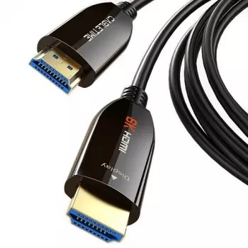 Aktives Glasfaser-HDMI-2.1-Kabel 20m, 8K@60Hz, 48Gbit/s, vergoldete Stecker