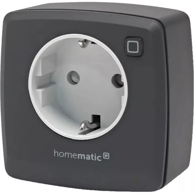 eQ-3 AG Homematic IP 161613A0, Indoor, Anthrazit, Kunststoff, IP20, IP20, 70 mm