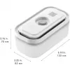 Zwilling Fresh & Save 36804-100-0 Vakuum-Frischhaltedose S, 0,4 l, Kunststoff, Weiß