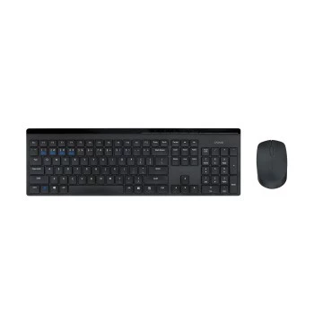 Kabellose Maus RAPOO 8110M Multi-Mode schwarz — kompakte Multi-Device-Maus