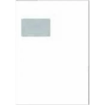 MAILmedia 30025136 Versandtasche C4, mit Fenster, weiß, 100 g/m², selbstklebend