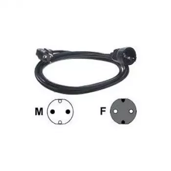 Netzkabel Bachmann 341.185 Schwarz 3 m