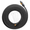 Fiskars 1025935 Gartenschlauch, 15 m, oberirdisch, Gummi, schwarz